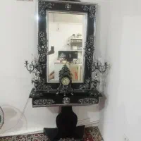 آیینه شمعدان ساعت