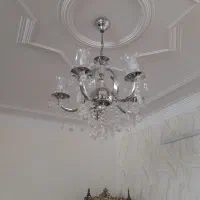 لوستر  استیل پنج شاخه