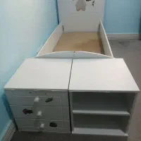 فروش ویژه تخت نوجوان و ۱نفره با کمدو کتابخانه|تخت و سرویس خواب|بندر کنگان, |دیوار