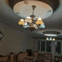 لوستر های برنز سنگین وزن آب طلا خوده|لوستر و چراغ آویز|تهران, ایوانک|دیوار