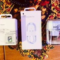 شارژر اورجینال آیفون 20 وات کابل 15 16 17به شرط