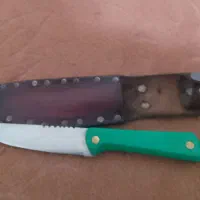 چاقوی تیز وخوش دست باغلاف تمام چرم فقط۳۵۰تومان|کوهنوردی و کمپینگ|آزادشهر, |دیوار