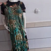 لباس مجلسی بسیار شیک طاوسی