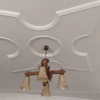 لوستر چوبی ۴ شعله