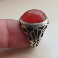 انگشتر عقیق یمنی کهنه