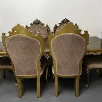 میز غذاخوری 6نفره استیل|میز و صندلی غذاخوری|گلستان (تهران), |دیوار