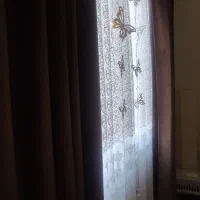 شال کنار پرده طرح دار ساده مخمل سلطنتی|پرده، رانر، رومیزی|تهران, کوهک|دیوار
