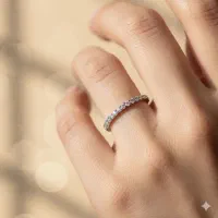 حلقه دور نگین