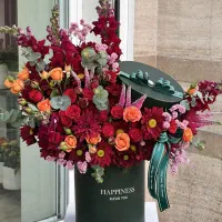 باکس گل کلاه دار برای بدست آوردن دل کد ۱۲۴۴ گلاریس