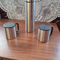 فلاکس یک لیتری با دوعدد لیوان