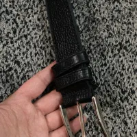 کمربند چرم طبیعی رنگ مشکی قیمت خوب