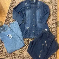 پالتو مانتو جین شلوار مام وبوت ترک نو