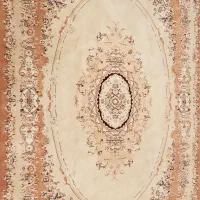 ۳ تخته فرش شش متری یک شکل  گل ابریشم