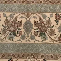 فرش جفت ۶ متری اصفهان چله ابریشم|فرش|کرج, جهان‌شهر|دیوار