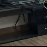 میزتلویزیون شیشه ای مشکی