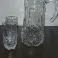 فروش سه دست کامل پارچ ولیوان لومینارک فرانسه اصل