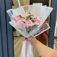 دسته گل رز روز دختر فقط۶۰۰|گل مصنوعی|مشهد, شهید بهشتی|دیوار