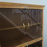 کمد کتابخانه چوبی سالم|کتابخانه، شلف، قفسه‌های دیواری|کرمانشاه, |دیوار