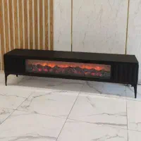 میز تلویزیون شومینه دار