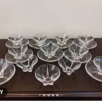 کریستال گلدان ها و شکلات خوری نوع