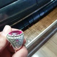 انگشتر یاقوت زیبا|جواهرات|رزن, |دیوار