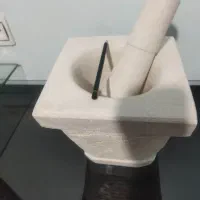 هاون جوغن آسک سنگی دست ساز|کلکسیون اشیاء عتیقه|شیراز, شهرک کوثر|دیوار