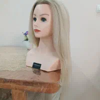 سر مانکن  موی طبیعی