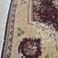 فرش ۳در۴ زرشکی