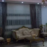 پرده سلطنتی بسیار شیک و تمیز و نو