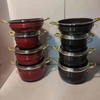 سرویس قابلمه دانشجویی چدن ماهیتابه پایه قابلمه|ظروف پخت‌وپز|تهران, بازار|دیوار