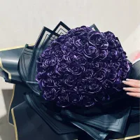 دسته گل روبانی