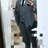 کت شلوار مردانه شیک با جلیقه