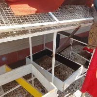 قفسه سوپر میوه 2طبقه،همراه با جداکننده وبنر