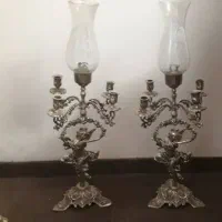 یک جفت شمعدان برنزی (کالا در شهر اهر هست)