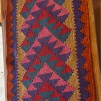 گلیم رنگی|گلیم، جاجیم، گبه|اردبیل, |دیوار
