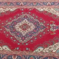 لباس قرمز فرش دستی ابریشم
