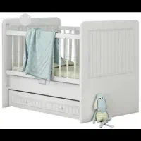 تخت کودک ساحل چوب و تشک(در حد نو)