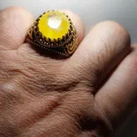 عقیق سرخ پرتقالی یمانی شاهکار استاد میرزا|جواهرات|اهواز, کمپلو شمالی|دیوار