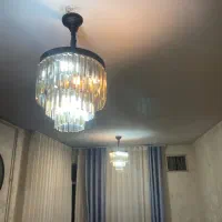 دو عدد لوستر شیشه ای در حد نو