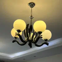 ۳ لوستر ۵ شاخه به همراه ۴ دیوارکوب