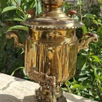 سماور زغالی و گازی سنگین وزن قدیمی عتیقه