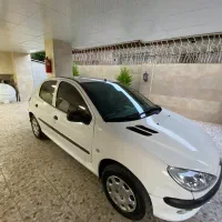 ۲۰۶ تیپ ۲ سفید مدل ۹۸