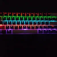 کیبورد گیمینگ مکانیکال ، با ار جی بی و سوییچ قرمز|قطعات و لوازم جانبی رایانه|بوشهر, |دیوار
