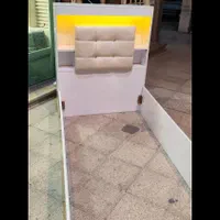 مدل برجسته تخت خواب ۱نفره چراغ دار الیزابت|تخت و سرویس خواب|اهواز, نادری|دیوار