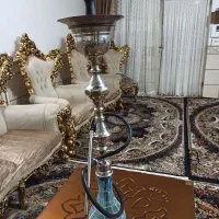 قلیون برنجی آبکاری