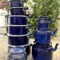 ست روحی رنگی قابلمه و کتری|ظروف پخت‌وپز|اصفهان, گورت|دیوار