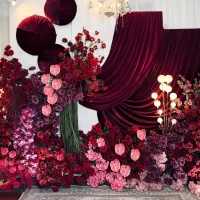 گل آرایی مجالس یلدا عقدماشین دسته گل خنچه هدایا