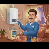 تعمیر آبگرم دیواری