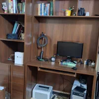 کتابخانه و میز کامپیوتر  و آینه دراور|میز تحریر و کامپیوتر|مشهد, فارغ التحصیلان|دیوار