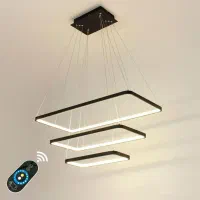 لوستر سقفی مستطیلی سه طبقه ای